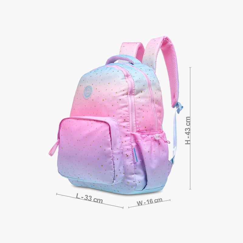 MARSHMALLOW Backpack-Degradï¿½2 Cmprt-Girls- (Polyester) Multicolour \ 33X43X16 - Image 4